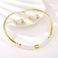 Show details for Trendy Zinc Alloy Dubai 2 Piece Jewelry Set with No-Risk Refund