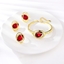Show details for Unusual Big Zinc Alloy 3 Piece Jewelry Set