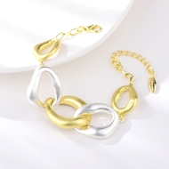 Picture of Recommended Multi-tone Plated Medium Fashion Bracelet from Top Designer