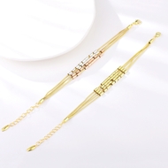 Picture of Attractive Multi-tone Plated Zinc Alloy Fashion Bracelet For Your Occasions