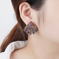 Picture of Inexpensive Copper or Brass Luxury Stud Earrings from Reliable Manufacturer