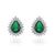 Picture of Copper or Brass Green Stud Earrings at Unbeatable Price