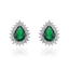 Show details for Copper or Brass Green Stud Earrings at Unbeatable Price