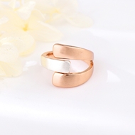 Picture of Brand New Rose Gold Plated Dubai Fashion Ring with Wow Elements