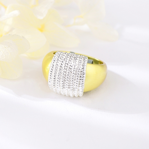 Picture of Zinc Alloy Gold Plated Fashion Ring with Full Guarantee