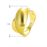 Picture of Dubai Gold Plated Fashion Ring in Exclusive Design