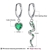 Picture of Hot Selling Green Small Dangle Earrings from Top Designer