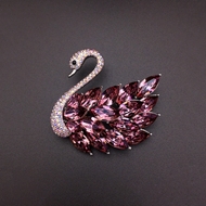 Show details for Hot Selling Pink Swarovski Element Brooche from Certified Factory Show details for Hot Selling Pink Swarovski Element Brooche from Certified Factory