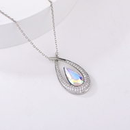 Show details for Designer Platinum Plated Zinc Alloy Pendant Necklace with No-Risk Return Show details for Designer Platinum Plated Zinc Alloy Pendant Necklace with No-Risk Return