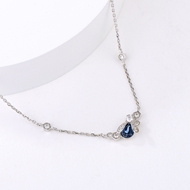 Show details for Purchase Platinum Plated Small Short Chain Necklace with Wow Elements Show details for Purchase Platinum Plated Small Short Chain Necklace with Wow Elements