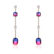 Picture of Brand New Colorful Copper or Brass Dangle Earrings in Flattering Style