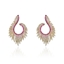 Show details for Big Cubic Zirconia Dangle Earrings with Fast Delivery