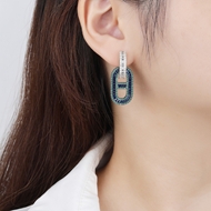 Picture of Bulk Gold Plated Big Dangle Earrings Exclusive Online