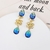 Picture of Attractive Blue Cubic Zirconia Dangle Earrings For Your Occasions