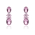 Picture of Platinum Plated Cubic Zirconia Dangle Earrings from Certified Factory