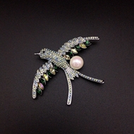 Show details for Sparkly Small Zinc Alloy Brooche