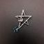 Show details for Impressive Blue Zinc Alloy Brooche with 3~7 Day Delivery