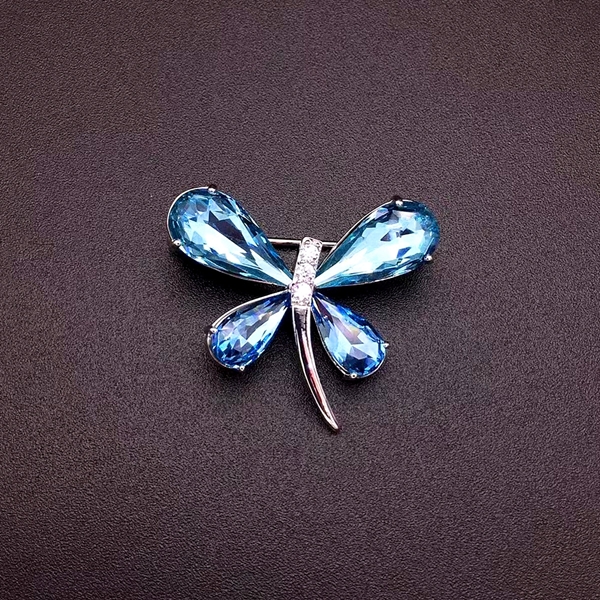 Picture of Zinc Alloy Platinum Plated Brooche From Reliable Factory