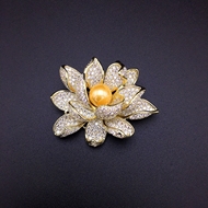 Show details for Eye-Catching White Gold Plated Brooche with No-Risk Refund Show details for Eye-Catching White Gold Plated Brooche with No-Risk Refund