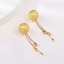 Show details for Low Cost Gold Plated Dubai Dangle Earrings with Low Cost