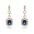 Picture of Good Quality Cubic Zirconia Gold Plated Dangle Earrings