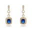 Show details for Good Quality Cubic Zirconia Gold Plated Dangle Earrings