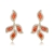 Picture of Copper or Brass Cubic Zirconia Dangle Earrings from Certified Factory