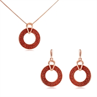 Picture of Zinc Alloy Rose Gold Plated 2 Piece Jewelry Set Online Only