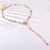 Picture of Great Artificial Pearl Copper or Brass Long Chain Necklace