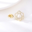 Show details for Delicate Copper or Brass Brooche in Flattering Style