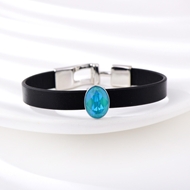 Show details for Impressive Blue Zinc Alloy Fashion Bracelet with Low MOQ Show details for Impressive Blue Zinc Alloy Fashion Bracelet with Low MOQ