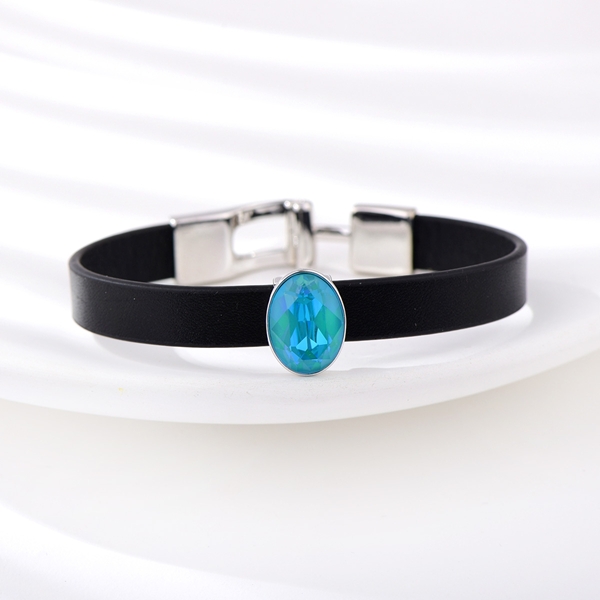 Picture of Impressive Blue Zinc Alloy Fashion Bracelet with Low MOQ