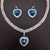 Picture of Popular Swarovski Element Love & Heart 2 Piece Jewelry Set