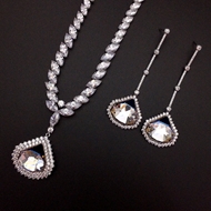 Show details for Unique Swarovski Element Big 2 Piece Jewelry Set Show details for Unique Swarovski Element Big 2 Piece Jewelry Set