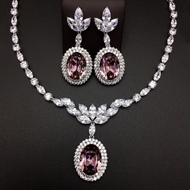 Show details for Zinc Alloy Purple 2 Piece Jewelry Set at Unbeatable Price Show details for Zinc Alloy Purple 2 Piece Jewelry Set at Unbeatable Price
