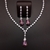 Picture of Nickel Free Platinum Plated Swarovski Element 2 Piece Jewelry Set from Certified Factory