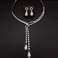 Show details for Best Swarovski Element Platinum Plated 2 Piece Jewelry Set Show details for Best Swarovski Element Platinum Plated 2 Piece Jewelry Set