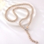 Picture of New Artificial Pearl Big Y Necklace