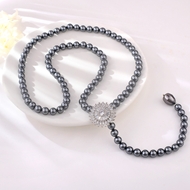Show details for Copper or Brass Artificial Pearl Y Necklace From Reliable Factory Show details for Copper or Brass Artificial Pearl Y Necklace From Reliable Factory
