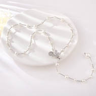 Show details for Classic Artificial Pearl Y Necklace of Original Design Show details for Classic Artificial Pearl Y Necklace of Original Design