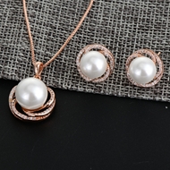 Picture of Eye-Catching White Zinc Alloy 2 Piece Jewelry Set with Member Discount