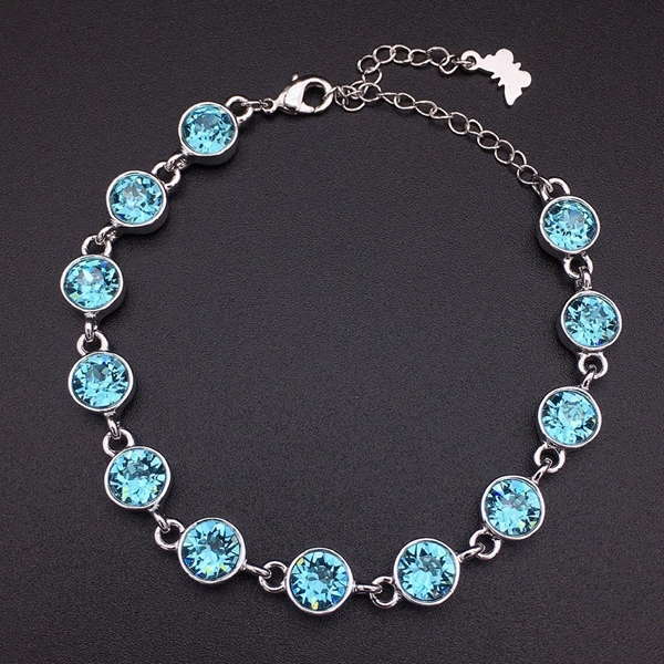 Picture of Pretty Swarovski Element Zinc Alloy Fashion Bracelet