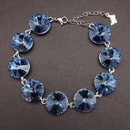 Show details for Staple Swarovski Element Blue Fashion Bracelet Show details for Staple Swarovski Element Blue Fashion Bracelet