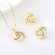 Picture of Famous Small Classic 2 Piece Jewelry Set