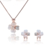 Show details for Sparkling And Fresh Colored Concise Opal (Imitation) 2 Pieces Jewelry Sets