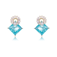 Picture of Distinctive Blue Luxury Dangle Earrings with Low MOQ