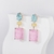 Picture of Luxury Cubic Zirconia Dangle Earrings of Original Design