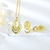 Picture of Inexpensive Gold Plated White 2 Piece Jewelry Set in Flattering Style