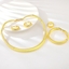 Show details for Distinctive Gold Plated Zinc Alloy 4 Piece Jewelry Set with Low MOQ