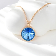 Show details for Zinc Alloy Swarovski Element Pendant Necklace in Flattering Style Show details for Zinc Alloy Swarovski Element Pendant Necklace in Flattering Style